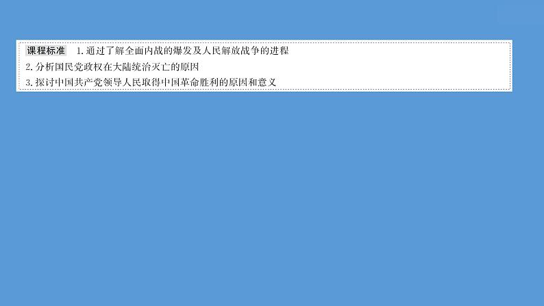 高中历史课题24 人民解放战争 课件第2页