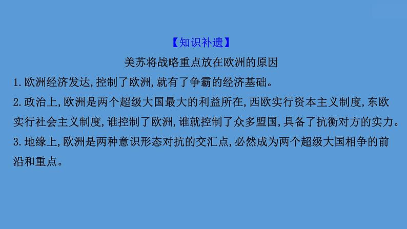 高中历史课题44 冷战与国际格局的演变 课件第6页