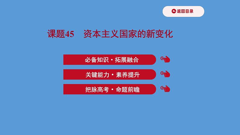 高中历史课题45 资本主义国家的新变化 课件第1页