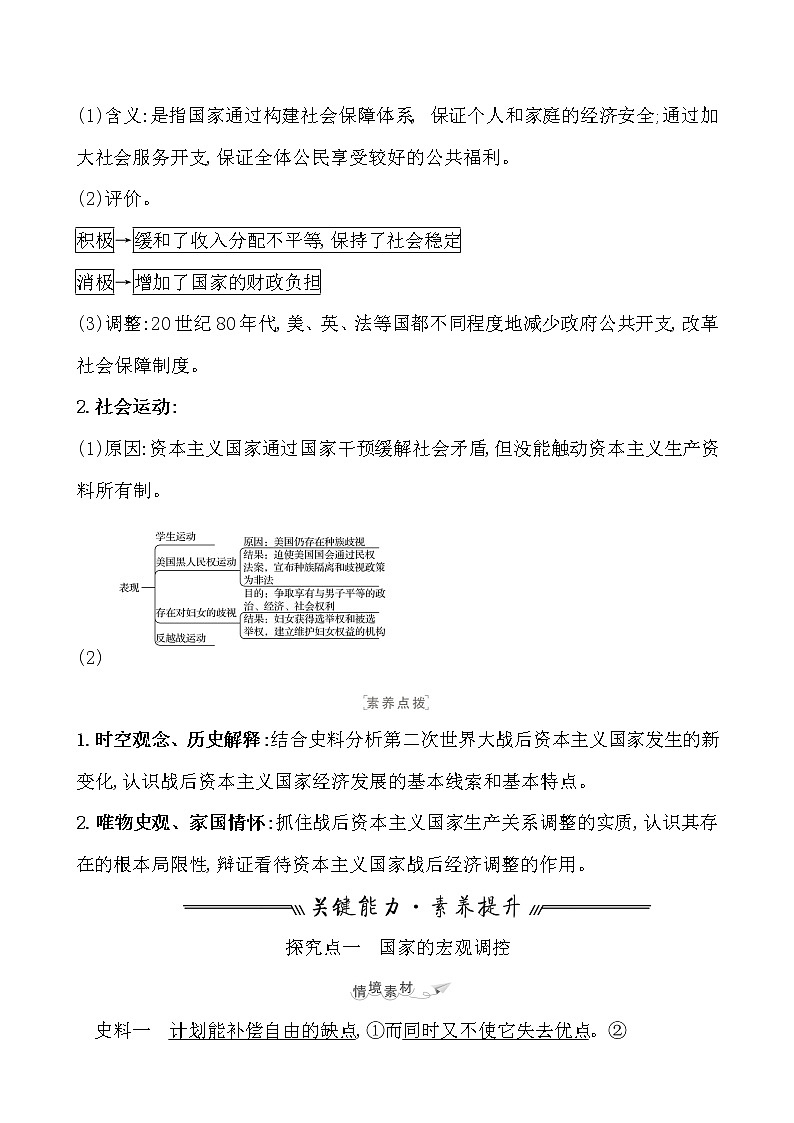 高中历史课题45 资本主义国家的新变化 教案03