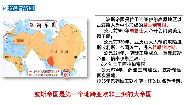 2021-2022学年统编版（2019）高中历史必修中外历史纲要下册第2课古代世界的帝国与文明的交流课件第8页