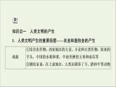 2021_2022年新教材高中历史第1单元古代文明的产生与发展第1课文明的产生与早期发展课件课件部编版中外历史纲要下