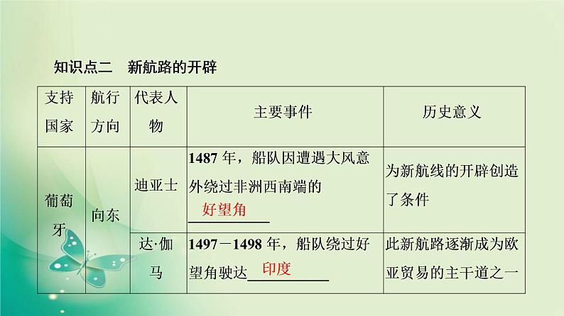 2021-2022学年部编版必修下册 第6课　全球航路的开辟 课件第8页