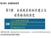 2021-2022学年高中历史统编版（2019）必修中外历史纲要下册第 7课全球联系的初步建立与世界格局的演变 课件