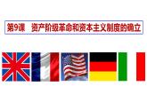 2021-2022学年高中历史统编版（2019）必修中外历史纲要下 第9课 资产阶级革命与资本主义制度的确立 课件