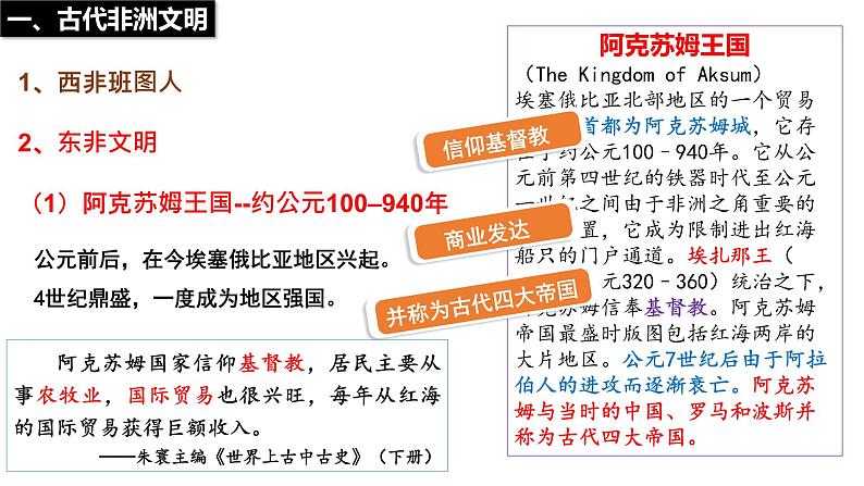 2021-2022学年部编版必修下册：第5课 古代的非洲与美洲（课件）07