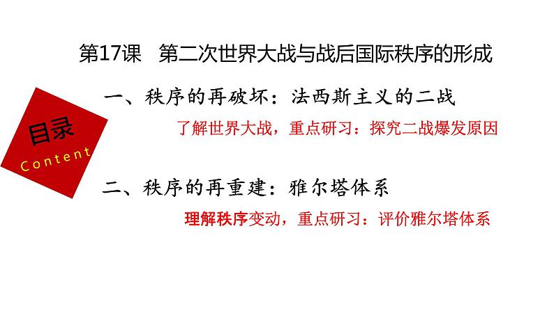 第17课第二次世界大战与战后国际秩序的形成课件--2021-2022学年高中历史统编版2019必修中外历史纲要下册03