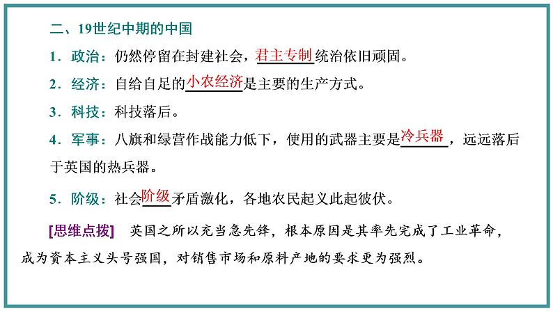 2021-2022学年新教材部编版必修上册 第16课　两次鸦片战争 课件第6页