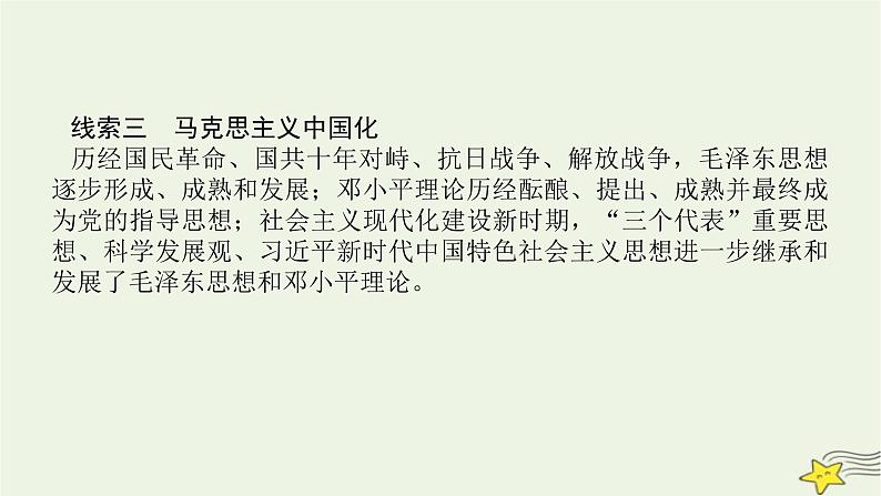 2023届高考历史二轮复习专题第6讲此起彼伏的思想解放——近代中国的思想解放潮流及马克思主义在中国的发展课件08