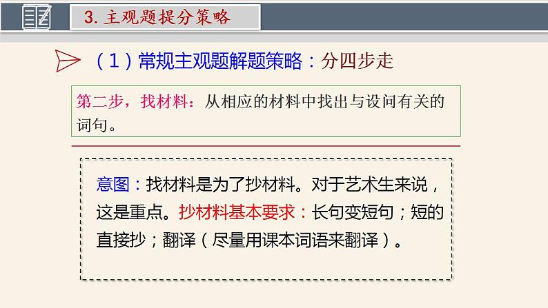 薄弱学校高三学生历史主观题提分策略 课件--2023届高三历史一轮复习06