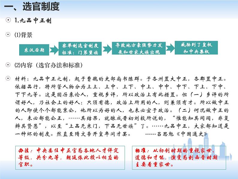 高中历史人教统编版中外历史纲要（上）第7课  隋唐制度的变化与创新 课件+教学设计+课后精炼05