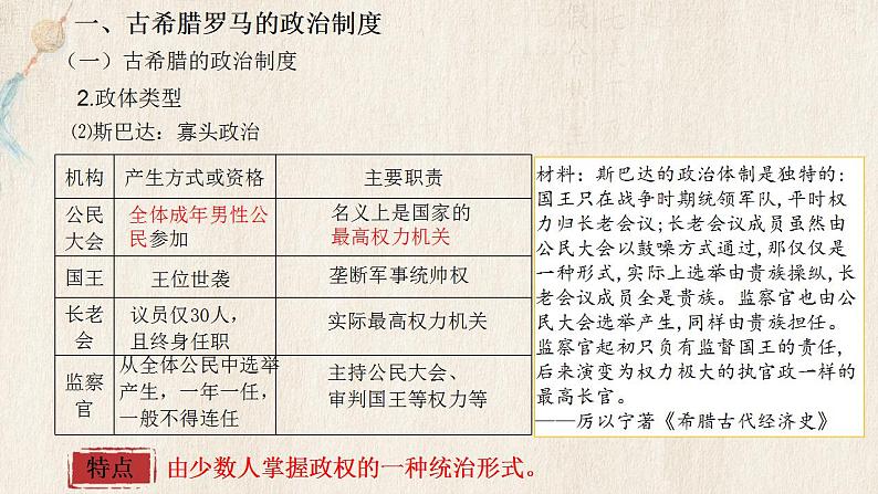 选择性必修一《国家制度与社会治理 》第2课西方国家古代和近代政治制度的演变 课件+教学设计+课后精炼07