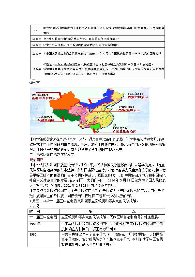 选择性必修一《国家制度与社会治理》第13课当代中国的民族政策 课件+教学设计+课后精炼03