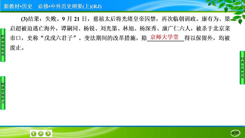 2022-2023学年部编版中外历史纲要上 第18课　挽救民族危亡的斗争 课件第7页