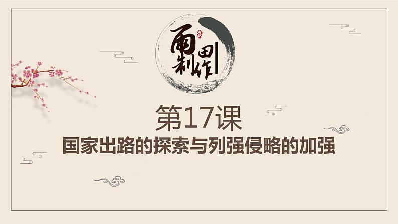 第17课 国家出路的探索与列强侵略的加剧 课件-(PPT)02