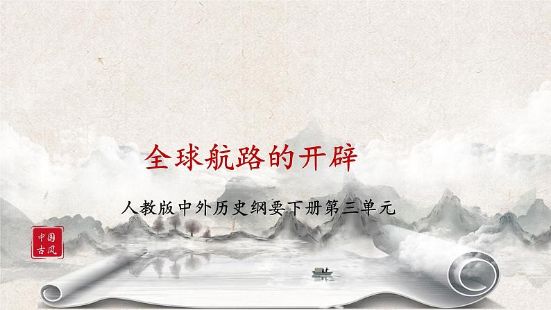 第6课《全球航路的开辟》课件（送教案+练习）01