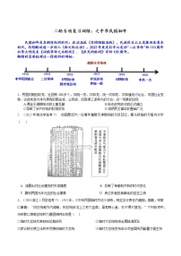 中华民国初年专项复习训练—2023届高三历史统编版二轮复习