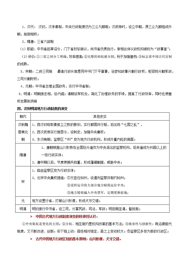 第一单元  政治制度  单元测试最新高二历史同步备课系列（选择性必修1国家制度与社会治理）03