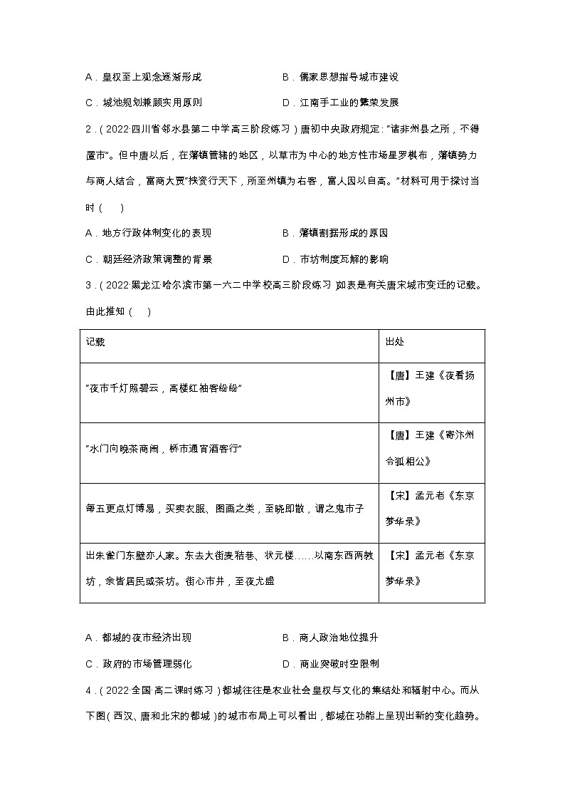 第10课古代的村落、集镇和城市（备课课件+分层作业）高二历史同步备课系列（选择性必修2经济与社会生活）03