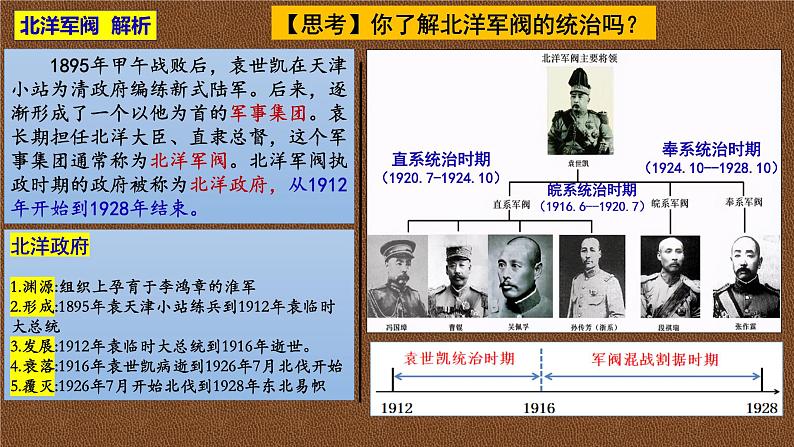 第20课 北洋军阀统治时期的政治、经济与文化 课件第2页