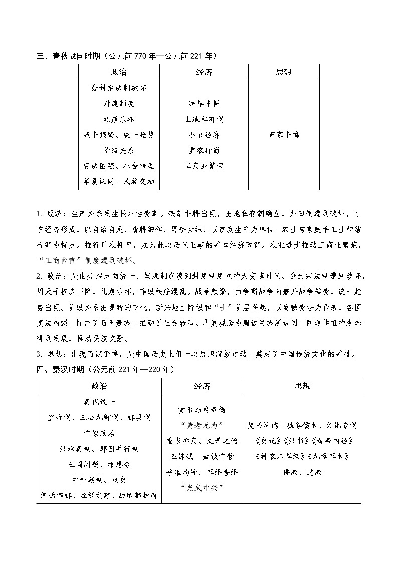 中外历史纲要时代特征--2023届高三统编版（2019）历史一轮复习第2页