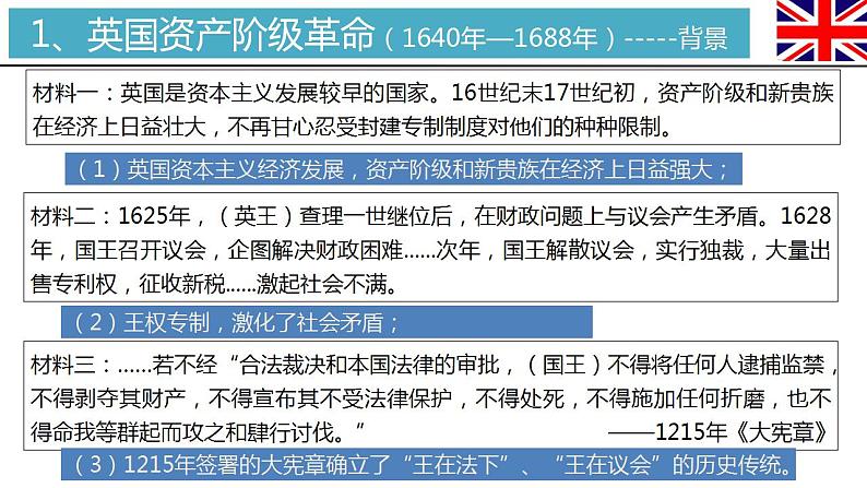 第9课   资产阶级革命与资本主义制度的确立 课件-2022-2023学年高一历史统编版（2019）必修中外历史纲要下04