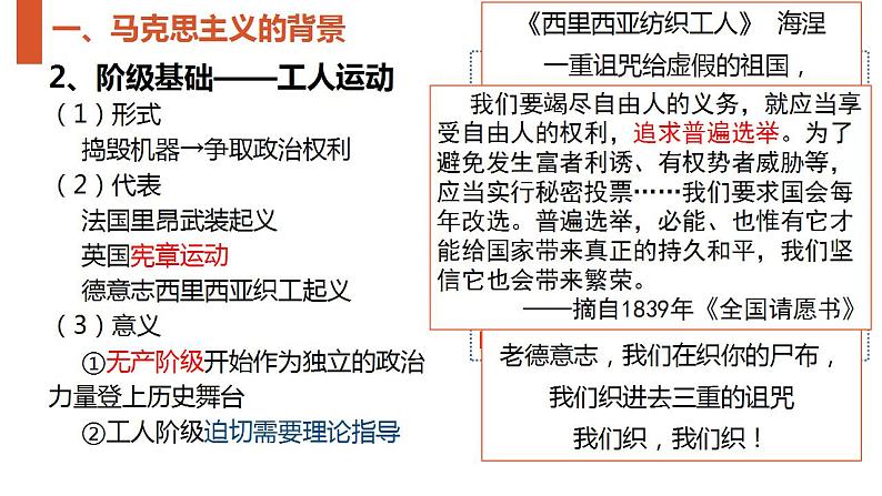 第11课 马克思主义的诞生与传播 课件--2022-2023学年高中历史统编版（2019）必修中外历史纲要下册第6页