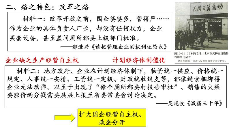 纲要上册第28课 中国特色社会主义道路的开辟与发展 课件第7页