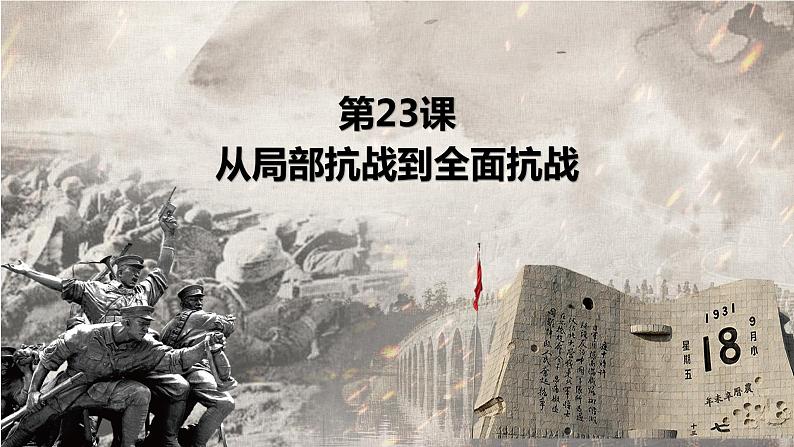 第23课  从局部抗战到全面抗战 课件 --2022-2023学年高中历史统编版2019必修中外历史纲要上册第2页