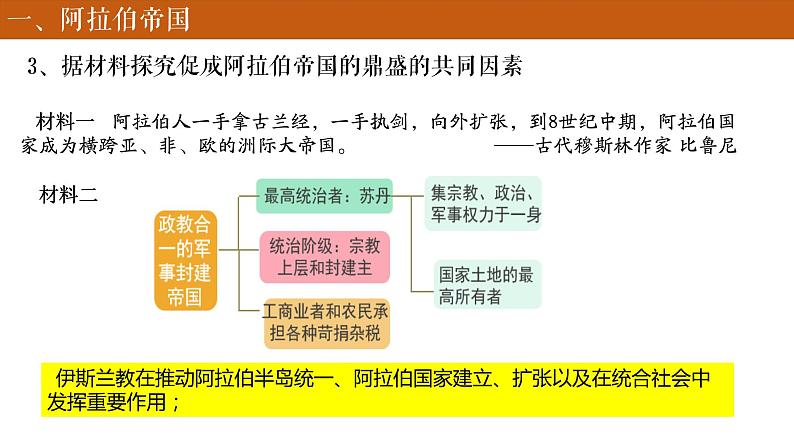 第4课 中古时期的亚洲 课件--山东省东营市利津县高级中学2022-2023学年高一下学期历史统编版（2019）必修中外历史纲要下册07