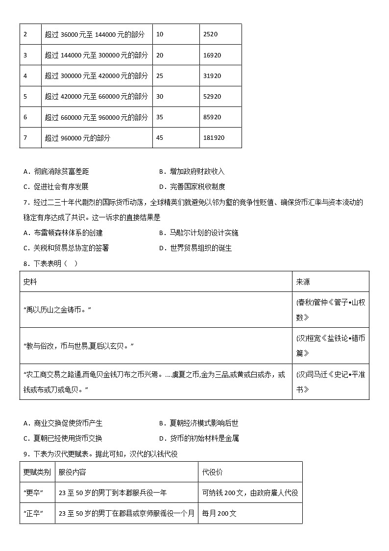 第五单元综合测试第2页