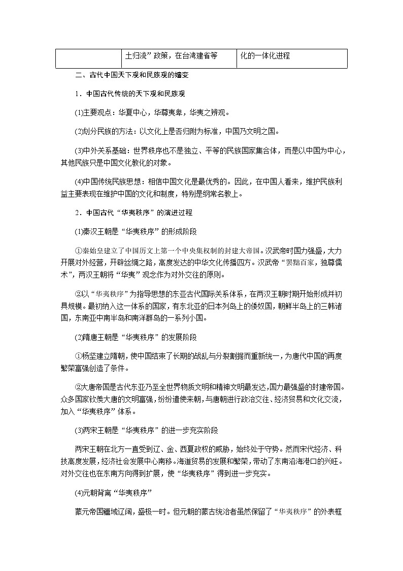 通史版2023届高考历史二轮复习话题一国家认同——弘扬华夏民族情感与培养家国天下的情怀学案第3页