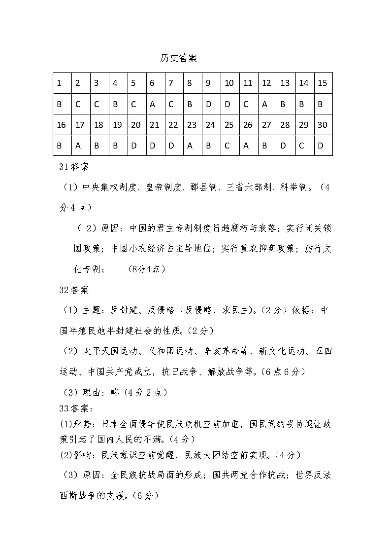 宁夏回族自治区吴忠市吴忠中学2022-2023学年高一上学期期末考试历史试题01