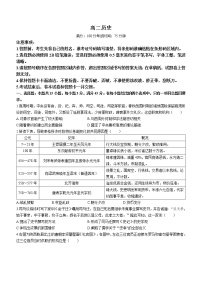 安徽省安庆市宿松中学2022-2023学年高二下学期开学考试历史试题