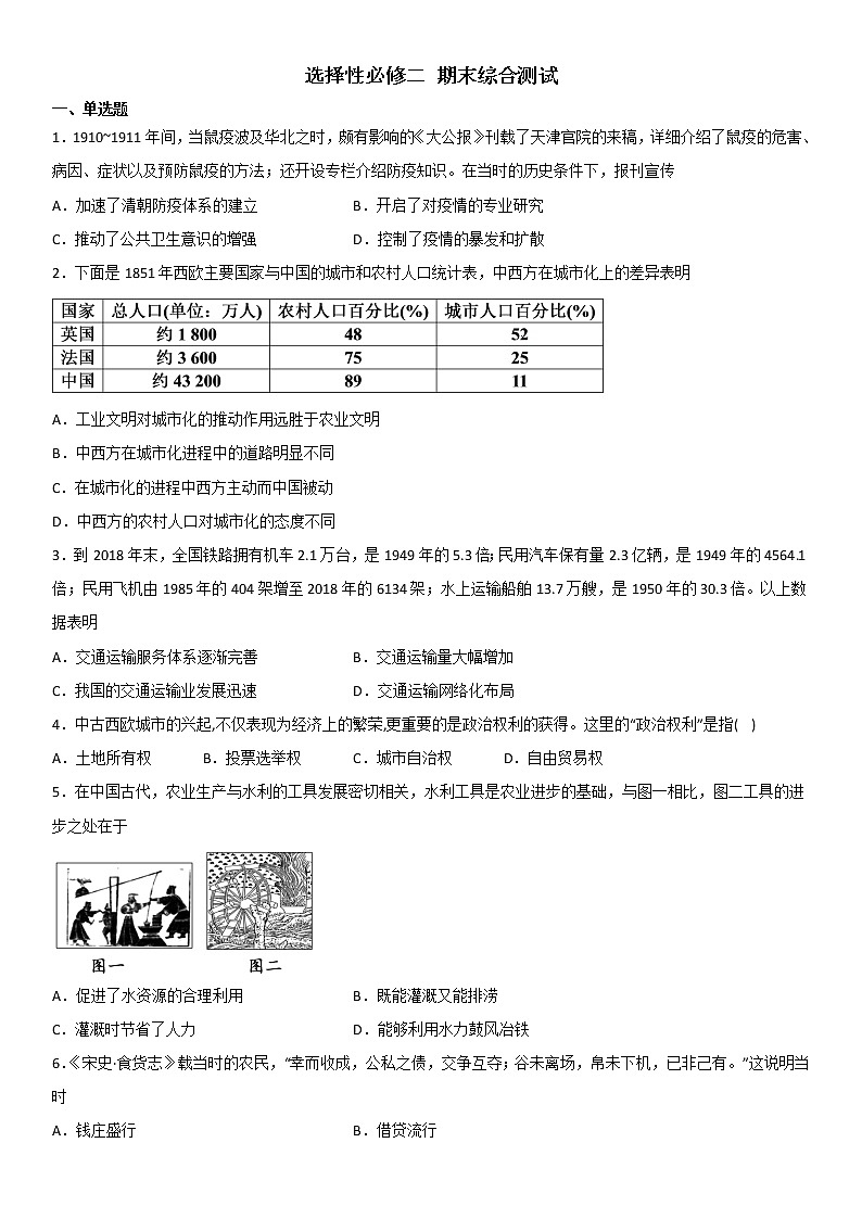 期末综合测试第1页