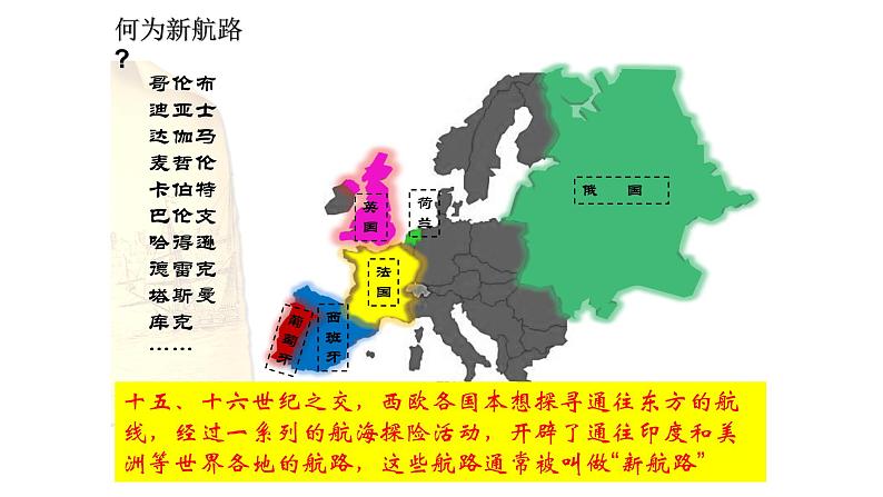 必修 《中外历史纲要》（下）第6课 全球航路的开辟课件03