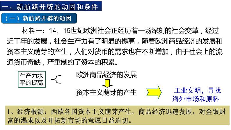 必修 《中外历史纲要》（下）第6课 全球航路的开辟课件05