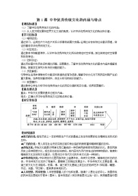 高中历史人教统编版选择性必修3 文化交流与传播第1课 中华优秀传统文化的内涵与特点学案及答案