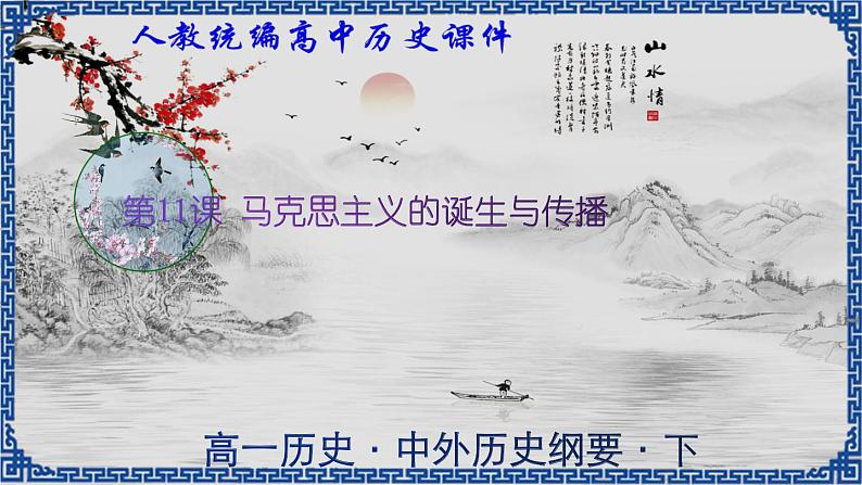 第11课+马克思主义的诞生与传播（课件）第1页