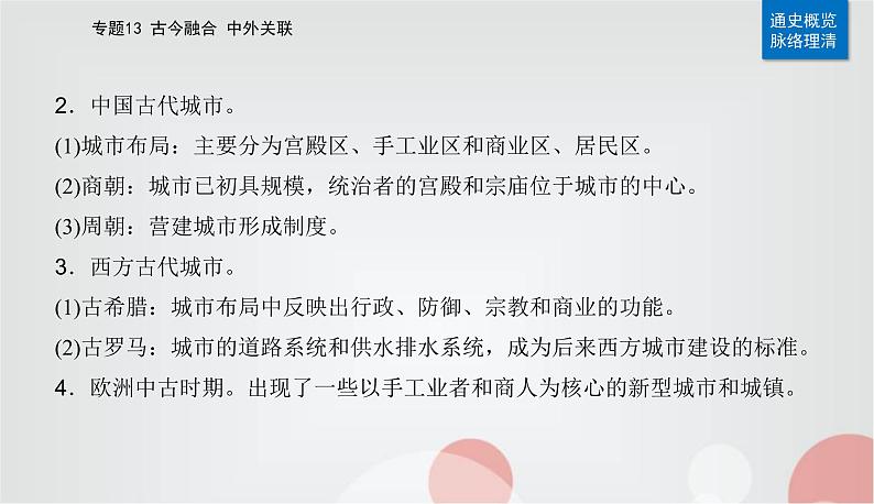 2023届高考历史二轮复习第25讲村落、城镇与居住环境课件第7页