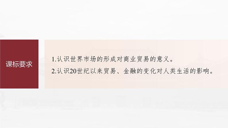 部编版新高考历史一轮复习课件  第17讲 课题48　近代以来世界市场、贸易、经济与生活第6页