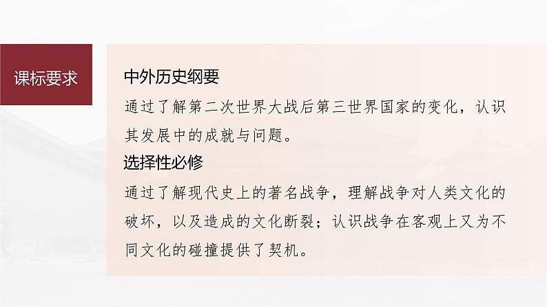 部编版新高考历史一轮复习课件  第19讲 课题54　世界殖民体系的瓦解与新兴国家的发展05