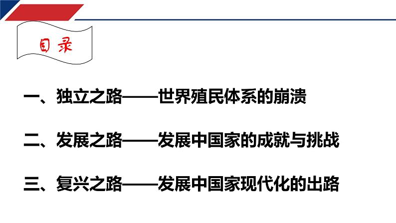 第21课 世界殖民体系的瓦解与新兴国家的发展【课件】 高中历史统编版（2019）必修中外历史纲要下册第3页