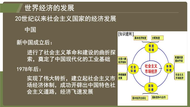 高中历史人教统编版选择性必修2 经济与社会生活第9课 20世纪以来人类的经济与生活说课课件ppt-教习网|课件下载