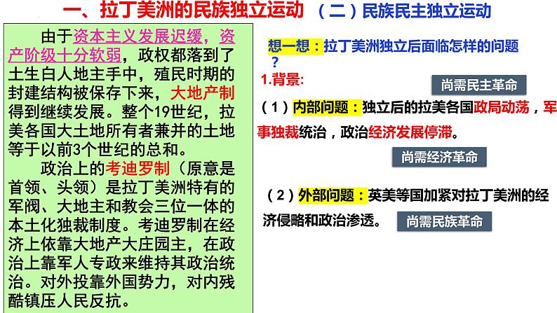 第13课 亚非拉民族独立运动 课件--2022-2023学年高中历史统编版（2019）必修中外历史纲要下册08