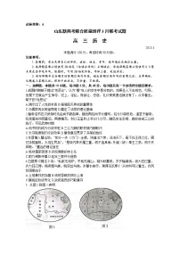 山东省2023届高三历史下学期3月新高考联合质量测评试题（Word版附答案）