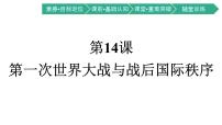 高中历史人教统编版(必修)中外历史纲要(下)第七单元 两次世界大战、十月革命与国际秩序的演变第14课 第一次世界大战与战后国际秩序	说课ppt课件