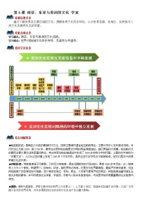 高中历史人教统编版选择性必修3 文化交流与传播第5课 南亚、 东亚与美洲的文化导学案及答案