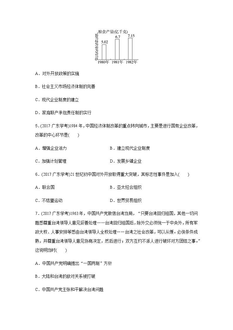 高中历史学业水平合格性考试演练测评(十)含答案02