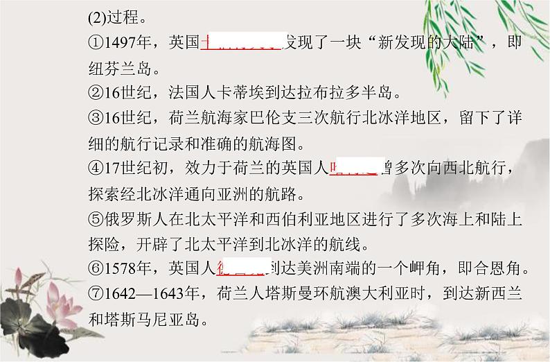 高中历史学业水平合格性考试专题十三走向整体的世界课件07